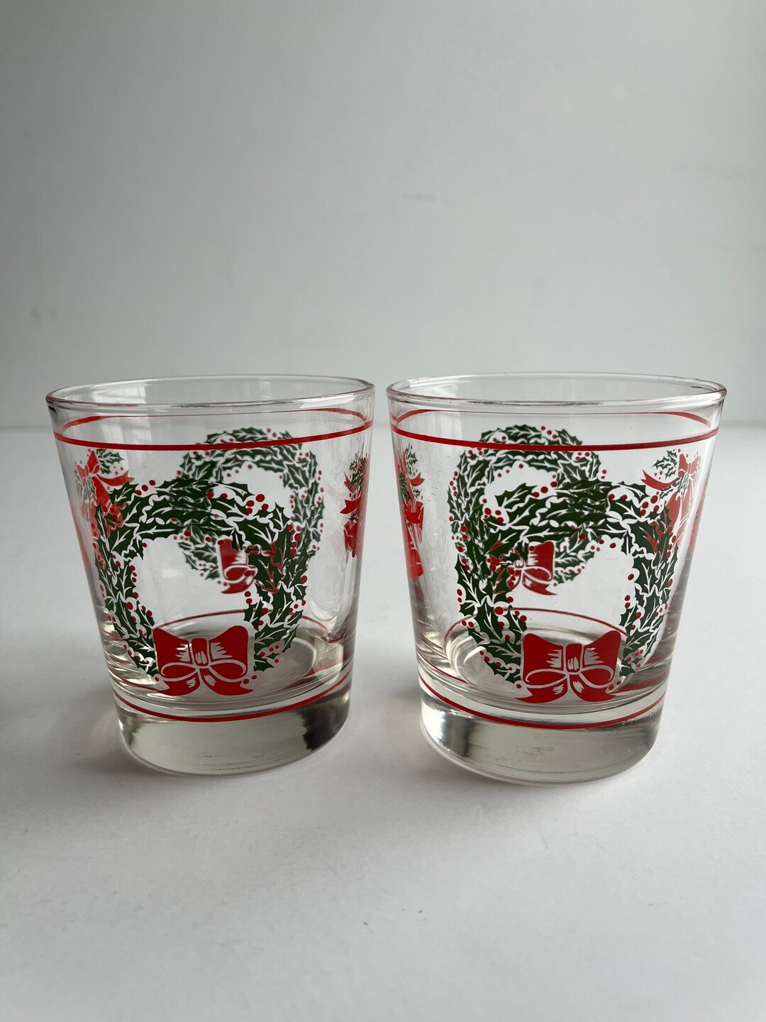 Vintage Libbey Glasses Vintage Christmas Glasses Vintage Etsy