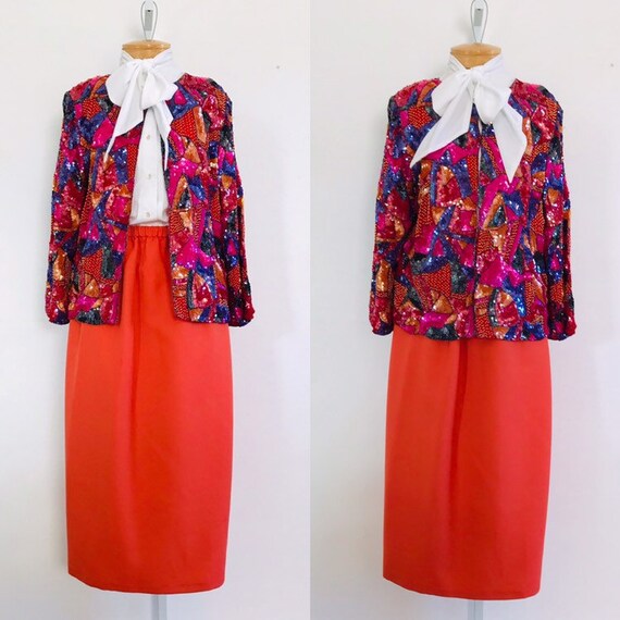 vintage sequin blazer
