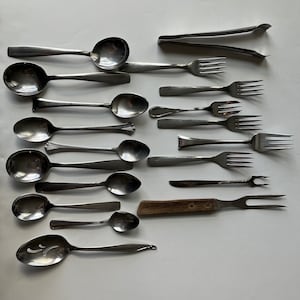 Lot of Vintage Silver Utensils - Collectible Flatware for Crafting or Collecting