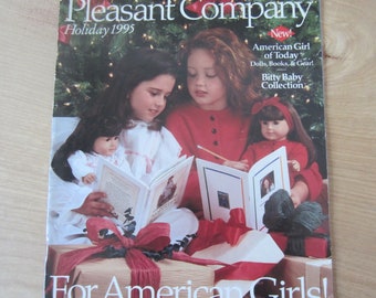 Pleasant Company catalog, vintage American Girl catalog, Samantha Holiday 1995, Research, Collectible HTF