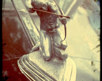 Pierce Arrow, Photo, Vintage Car, Fine Art Photograph, Hot Rod, Hood Ornament, archer, bow arrow, vintage, print, photo, old car, classic