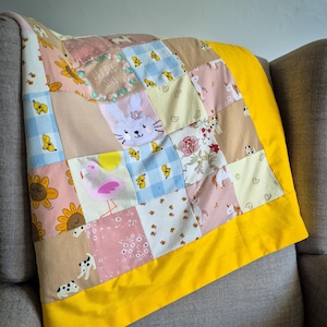 Custom Memory Quilt –Keepsake Blanket from Loved One’s Clothing, Memorial Gift, Heilroom Quilt, Baby Clothes Quilt, Memorial Quilt, Bassinet
