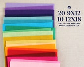 Wool Felt Sheets Choose your own colors Felt Square, Wool Fabric, Nonwoven Fabric, Merino Wool, Waldorf Felt, Custom Felt Colors