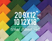 Wool Felt Sheets Choose your own colors Felt Square, Wool Fabric, Nonwoven Fabric, Merino Wool, Waldorf Felt, Custom Felt Colors