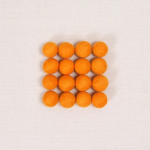 Felt Balls // Tangerine Orange // Felt Pom, Autumn DIY, Felt Flower Supplies, Pom Pom Garland, Mobile Crafts, Kids Craft, Orange Felt Beads