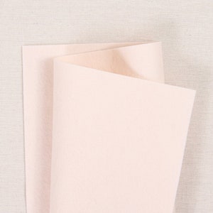 Crema 100% Wool Felt // Pure Merino Wool Felt Sheets // Bellwether // Pale Peach,  Felt Flowers, Felt Banners, Felt Creations, Embroidery