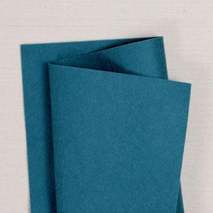 Viridian 100% Wool Felt // Pure Merino Wool Felt Sheets // Bellwether // Blue Felt Crafts, DIY Felt Projects, Felt FLowers, Felt Garlands