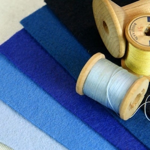 Wool Felt Sheets // Choose your own colors // 9x12 or 12x18 Felt Sheets, Wool Blend Felt, Felt Bows, Felt Supplier, Felt Shop, Felt Fabric image 7