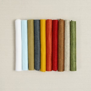 Wool Felt // Fall on the Farm Palette // Wool Felt Sheets, Fall Decor, Wool Blend Felt, Felt Ornaments