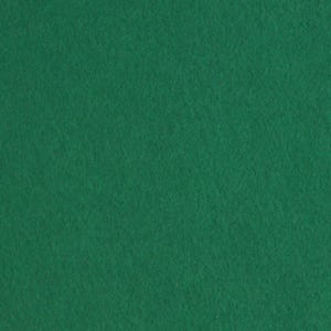 May include: A solid, emerald green felt fabric. The material has a soft, textured appearance. The color is a rich, saturated green, suitable for various craft projects or decorative uses.