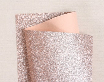 Glitter Felt // Champagne Light Gold // Bellwether, 9x12" Glitter Felt Sheet, Glitter Felt Embellishments, Merino Wool Felt, Glitter Accents