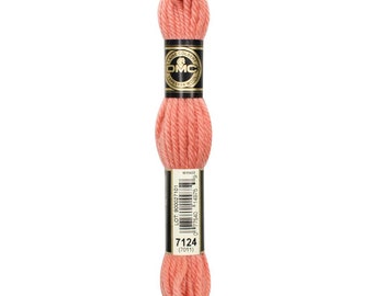 Tapestry Wool // Blush 7124 // DMC Wool Yarn //Pink Tapestry Wool Yarn, Needlepoint, Embroidery, Weaving, Tapestry, Bargello, Plastic Canvas