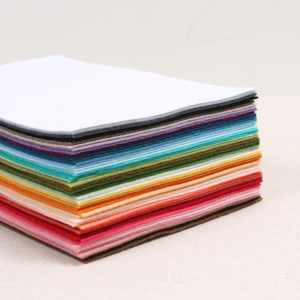 Slate 100 Wool Felt // Pure Merino Wool Felt Sheets // Etsy