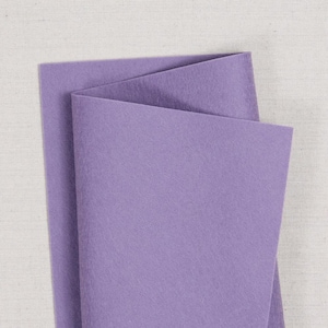Amethyst 100% Wool Felt // Pure Merino Wool Felt Sheets // Bellwether // Purple Wool Felt Fabric, Felt Crafting, Felt Project, Felt Ornament
