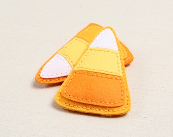 Deep Etch Dies // Candy Corn // Die Cutting, Felt Stitching, Embroidery, Paper Crafting, Needle Work, Ornament Making, Halloween crafts