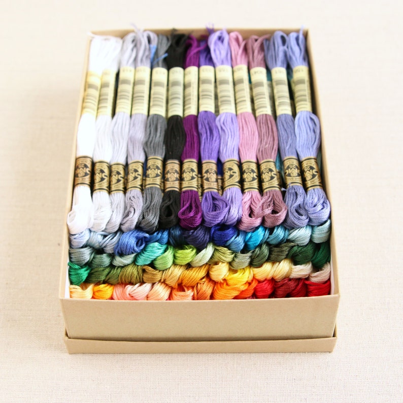 DMC Embroidery Floss // Benzie's Complete Collection // Gifts for Crafters, Floss Bundles, Entire 90 Skein Floss Line, Felt and Floss, Craft image 5