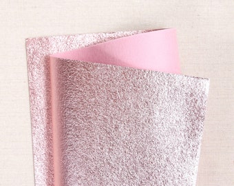 Metallic Felt // Blush Pink // Bellwether, 9x12" Metallic Felt Sheets, Felt Flowers, Felt Hair Crafts, Felt Banners and Garlands, Sparkle