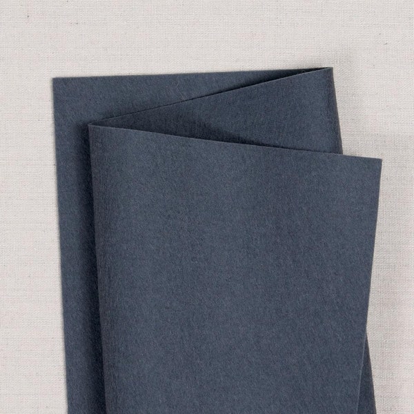 Slate 100% Wool Felt // Pure Merino Wool Felt Sheets // Bellwether // Grey Wool Felt Fabric, Felt Crafting, Felt Projects, Felt Ornaments