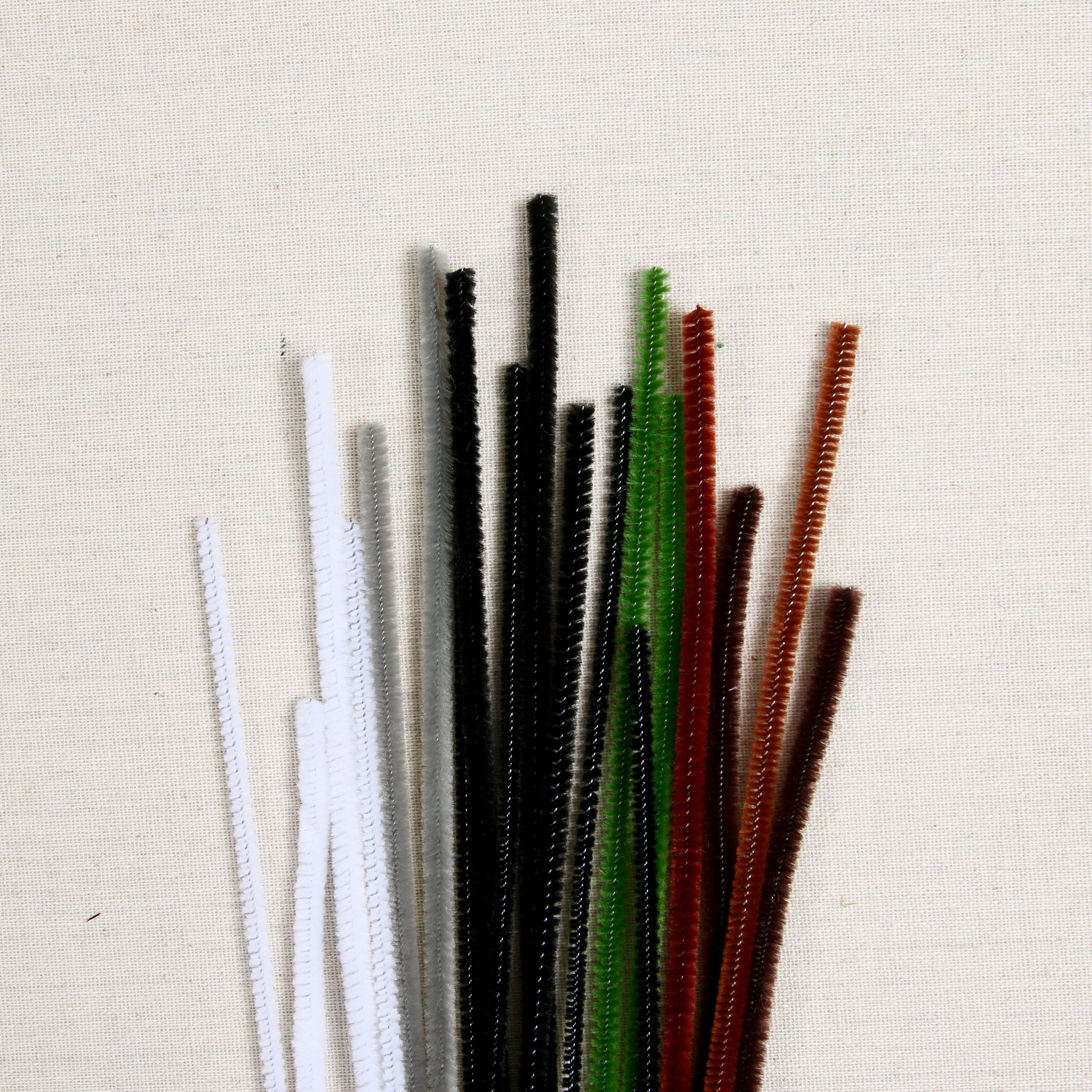 100 X Mixed Tinsel Metallic Jumbo Craft Pipe Cleaners Chenille
