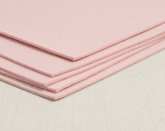 Thick felt // Plie Pink // 3mm Merino Wool Felt Sheets, Bag Making, Interior Design, Thick Fabric, Dense Felt, Felt Stitching