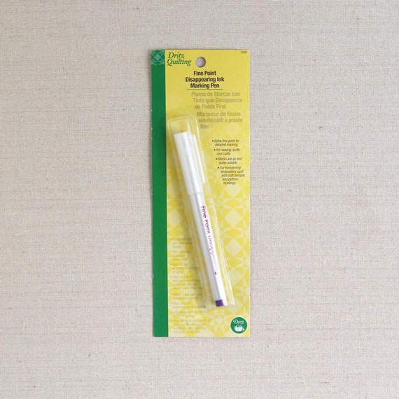 Disappearing Ink Pen // Craft Supplies, Pattern Marker, Benzie Design,  Tracing Pen, Embroidery, Stitching, Marking Pen 