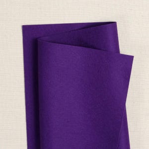 Nightshade 100% Wool Felt // Pure Merino Wool Felt Sheets // Bellwether //  Purple Wool Felt, Felt Flowers, Felt Baby Mobiles, Felt Crafting