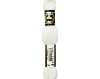 Tapestry Yarn // White Ecru // DMC Wool Yarn // Wool Yarn, Needlepoint, Embroidery, Weaving, Tapestry, Benzie Design, Benzie Felt