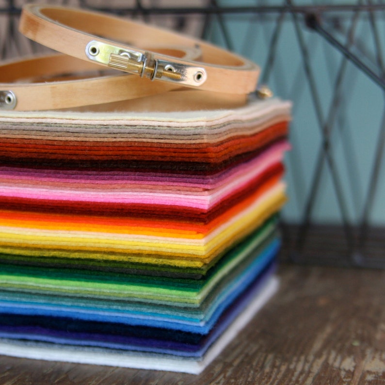 Wool Felt by the Bolt // Discount Felt // Felt Yardage Fabric Etsy
