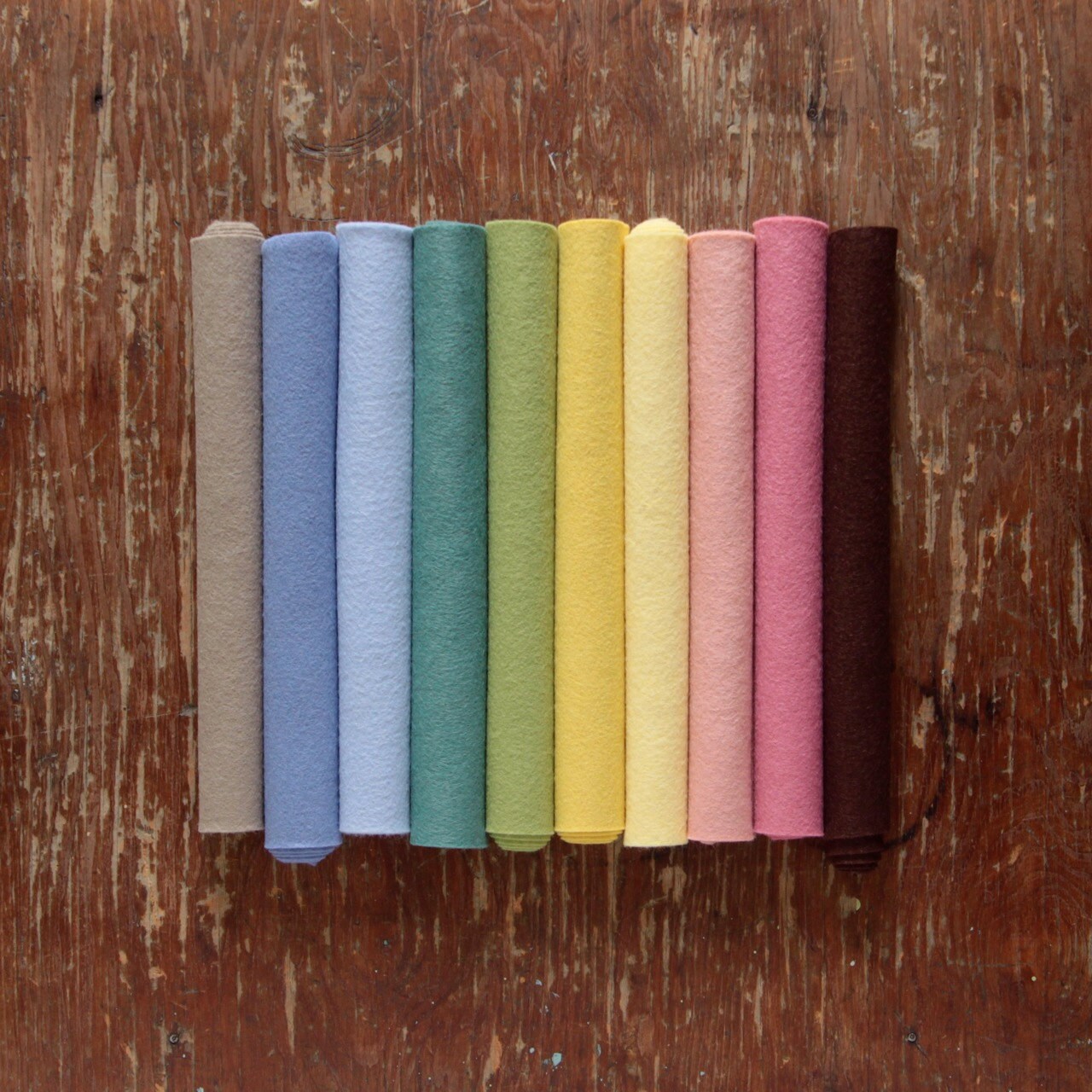 Wool Felt // Secret Garden //merino Felt, Felt Assortment, Felt Flowers ...