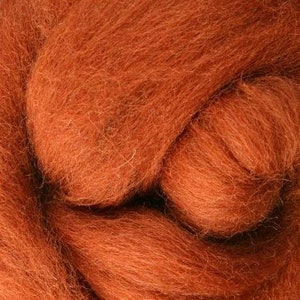 Wool Roving // Cinnamon Corriedale Roving // Light Brown Wool Roving, Felted Animals, Neutral Roving, Wet Felting, Needle Felting