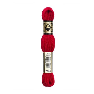 Tapestry Wool // Red 7544 // DMC Wool Yarn // Red Wool Yarn, Needlepoint, Embroidery, Weaving, Tapestry, Bargello, Plastic Canvas, Benzie
