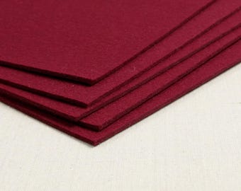 Thick felt // Pinot // 3mm Merino Wool Felt Sheets, Bag Making, Interior Design, Thick Fabric, Dense Felt, Felt Stitching