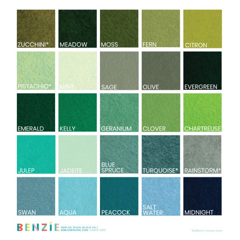 One Yard of Wool Blend Felt // Felt Felt Yardage Merino Felt Etsy