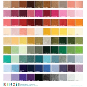 Wool Felt Sheet // Individual Floss Skein // Custom felt or embroidery floss colors, 2 9x12 or 1 12x18 Felt sheets, Wool Blend image 2