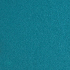 May include: A close-up shot of a solid teal-colored felt fabric. The fabric has a soft, textured appearance, with a slightly uneven surface. The color is a vibrant, saturated teal, filling the entire frame.