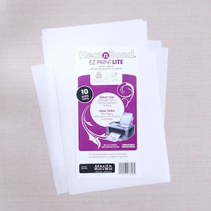 Heat n Bond // Sangle thermofusible // Repassage adhésif // Papier transfert imprimable, ornements en feutre, couture en feutre, stabilisateur de tissu