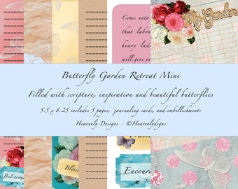 Mini Butterfly Garden Retreat Digital Kit