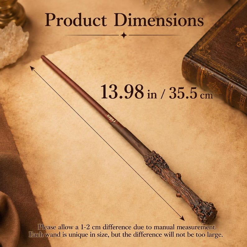 Personalized Wizard Wand with Free Box, Magic Wands, Custom Wand with Name, Wizard Wand, Cosplay Wand, Witch Accessory, Harry Fans Gift image 9