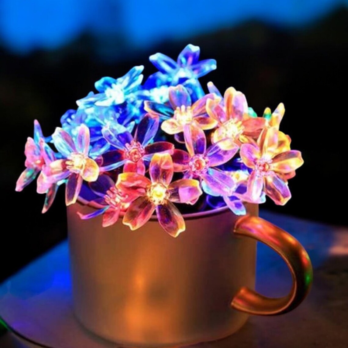 Flower Fairy Lights Battery Operated Waterproof String Lights With 10 — free download
