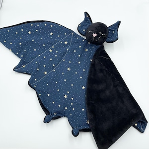 Manta de seguridad para bebé con forma de murciélago, edredón con forma de murciélago, manta de animal, peluche para bebé, manta de murciélago para bebé, manta adorable, peluche de murciélago, juguete para bebé personalizado
