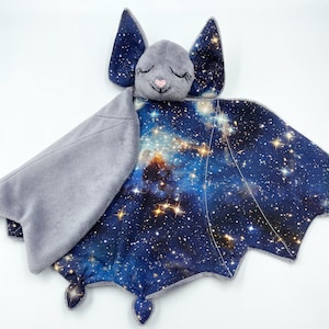 Manta de seguridad para bebé con forma de murciélago, edredón con forma de murciélago, manta de animal, peluche para bebé, manta de murciélago para bebé, manta adorable, peluche de murciélago, juguete para bebé personalizado