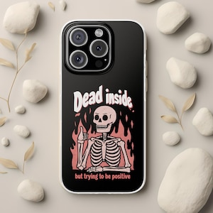 Sarcastic phone case with skeleton meme, skeleton phone case with friendship meme, funny iphone case as gag gift, ironic cell phone case