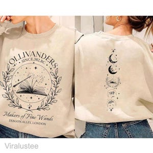 Ollivanders Wand Shop Sweatshirt: Vintage Wizard Hoodie