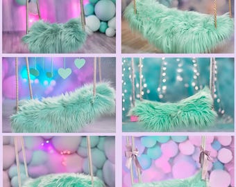 Newborn Photography Swing Digital Backdrops (Digital Download)