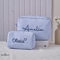 Custom Monogrammed Toiletry Bag Makeup bag Bridesmaid gifts Personalized Travel Makeup Bag Large Capacity Storage Bag Bridesmaid Makeup Bag product logo