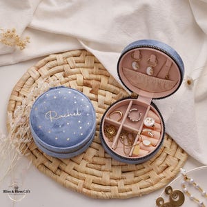 Scatola portagioie in velluto personalizzata per anello, scatola portaorecchini, scatola regalo a forma di stella in velluto, regalo di famiglia per la festa della mamma, regalo per damigelle, regalo per il giorno delle nozze, regalo per la moglie