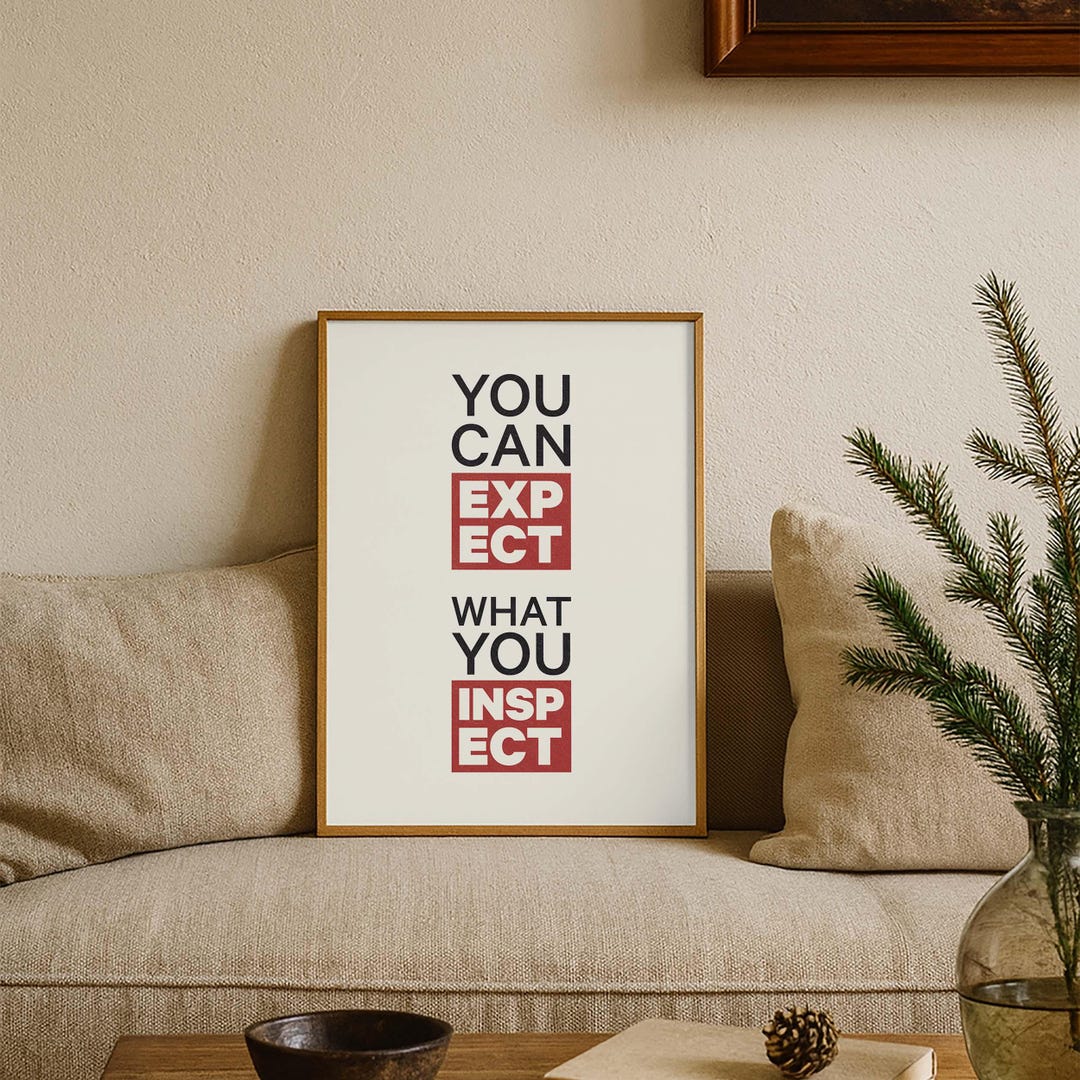 Motivational Printable Wall Art: Accountability Quote Poster, Modern ...