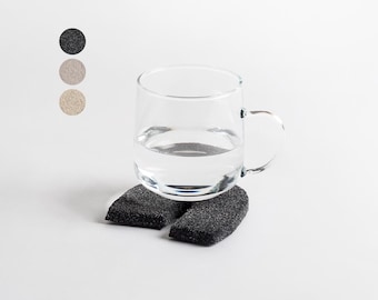 Handgemachter Jesmonit Untersetzer: Minimalistisches skandinavisches Dekor