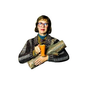 Log Lady Babe Magnet