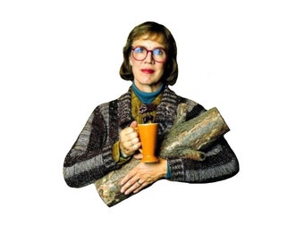 Log Lady Babe Magnet